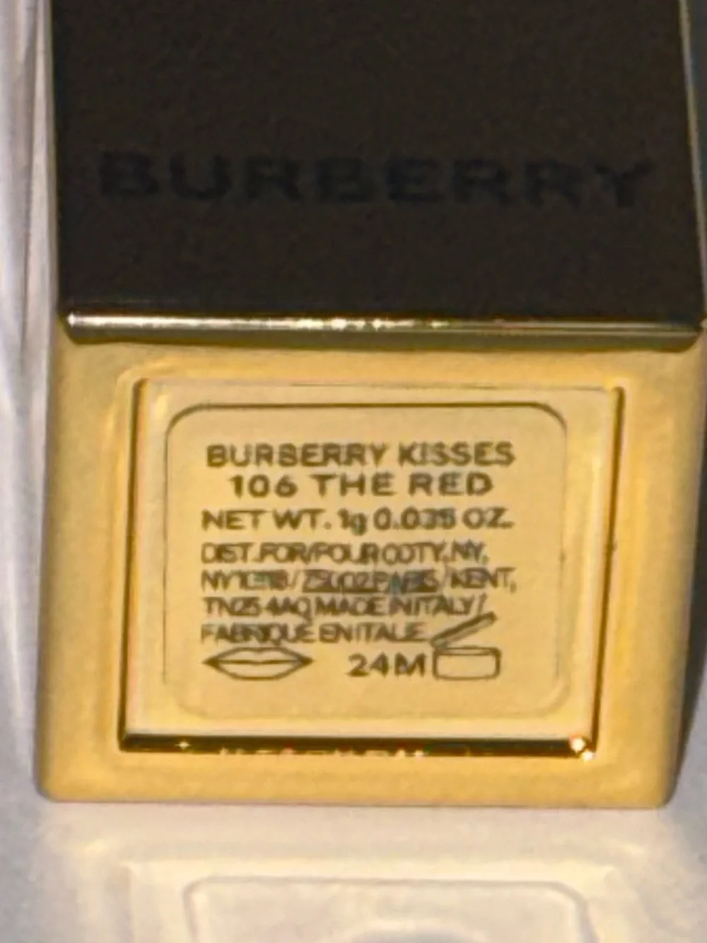 Burberry add touch